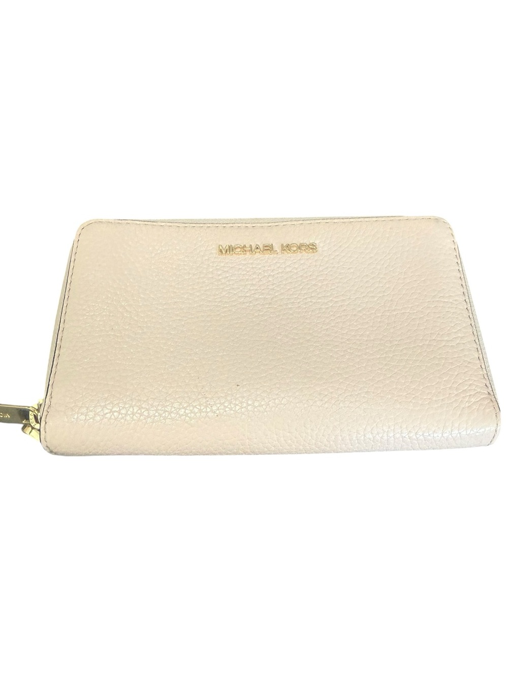 Michael Kors Blush Leather Zip Wallet